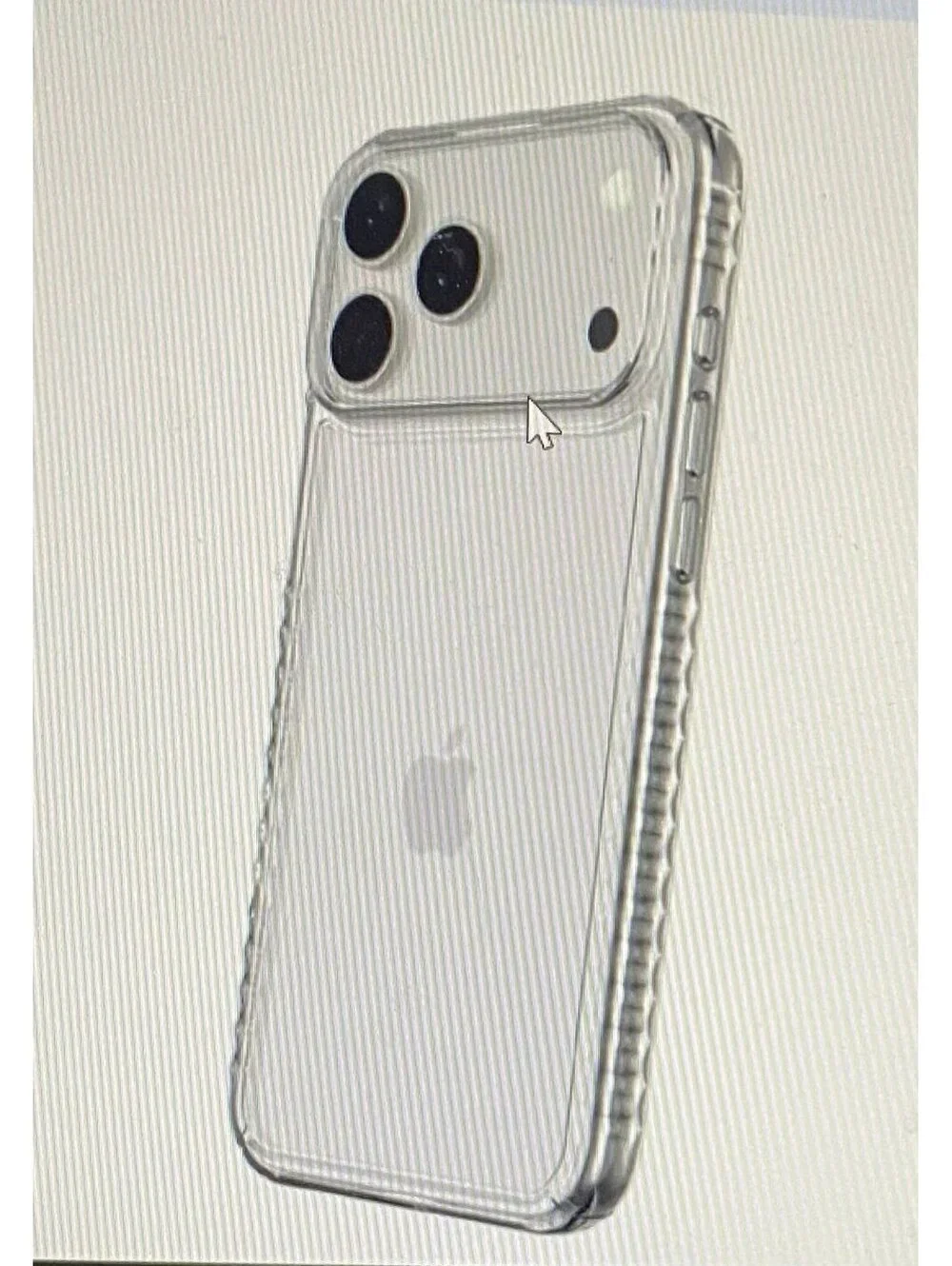 Onn Protective Gel Case for iPhone 17 Pro Max Clear